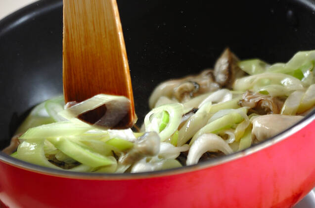 カキネギグラタンの作り方の手順5