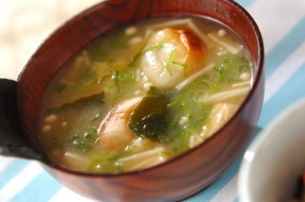 エノキのみそ汁