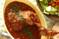 骨付きもも肉のチキンカレー