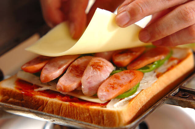 ボリューム満点！簡単ホットサンド by 杉本 亜希子さんの作り方の手順5