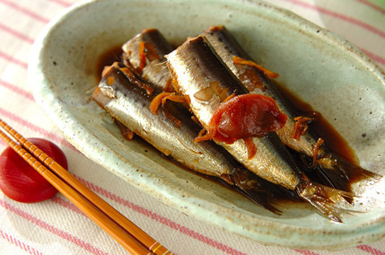 イワシのショウガ煮