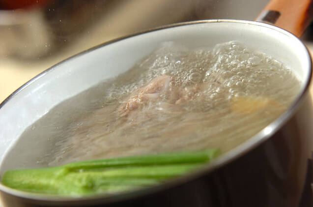 ゆで鶏のネギダレがけの作り方の手順4