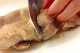 ゆで鶏のネギダレがけの作り方2