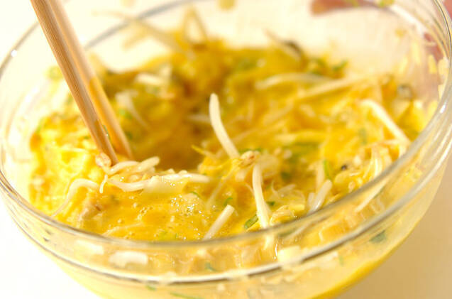 アサリの黒酢あんかけ卵焼きの作り方の手順6