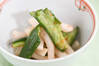 キュウリのピリ辛甘酢漬の作り方の手順