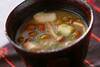 生ナメコ汁の作り方の手順