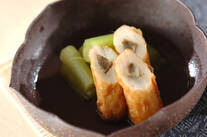 フキとゴボウ天の煮物