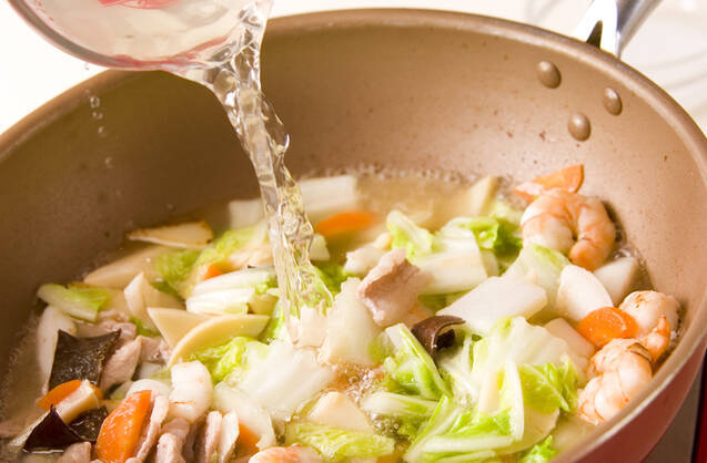 揚げ麺あんかけの作り方の手順3