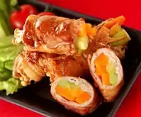 豚肉の野菜巻き