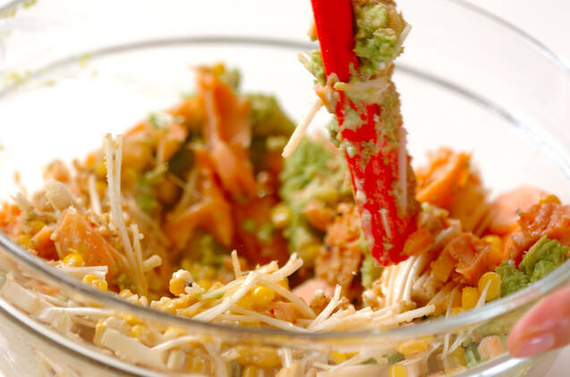 アボカドと鮭の包み揚げの作り方の手順8