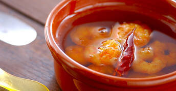 エビのオリーブ炒め