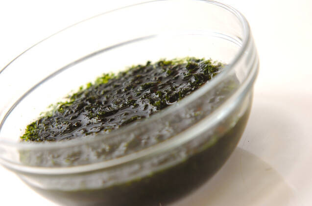 アオサのみそ汁の作り方の手順1