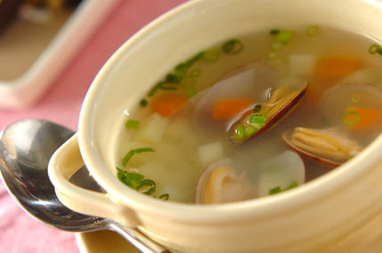 アサリのスープ