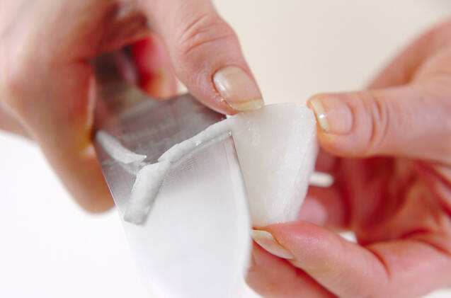 ピリ辛イカ大根の作り方の手順1