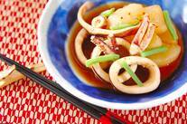 ピリ辛イカ大根