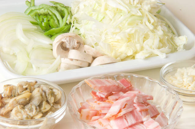 野菜たくさんスープパスタの作り方の手順1