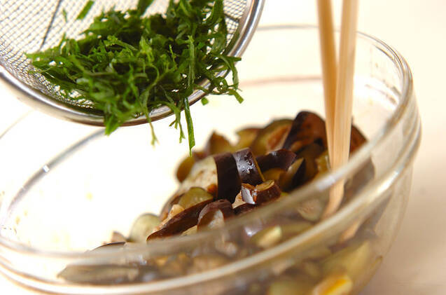 ナスのピリ辛ゴマじょうゆの作り方の手順4