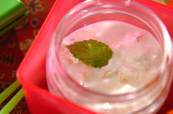 コンニャクゼリーヨーグルト