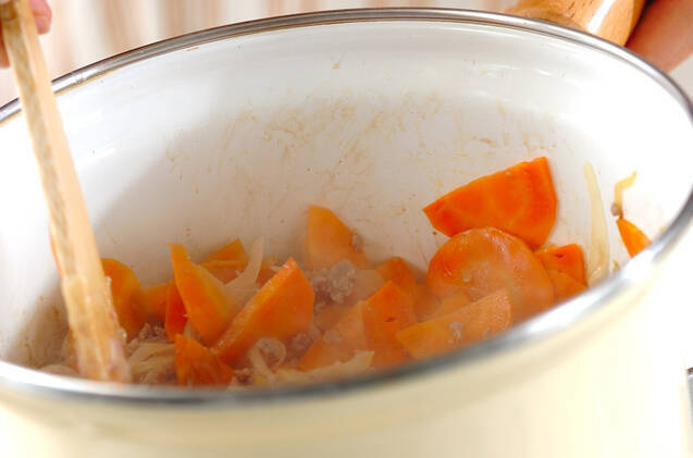 お肉を食べるスープの作り方の手順4