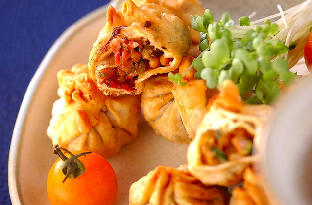 いろいろ納豆のひとくち揚げ