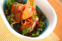 コンニャクのピリ辛炒め