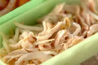 ささ身とモヤシのゴマ和え