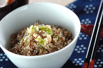 糸コンニャクのタラコ和え