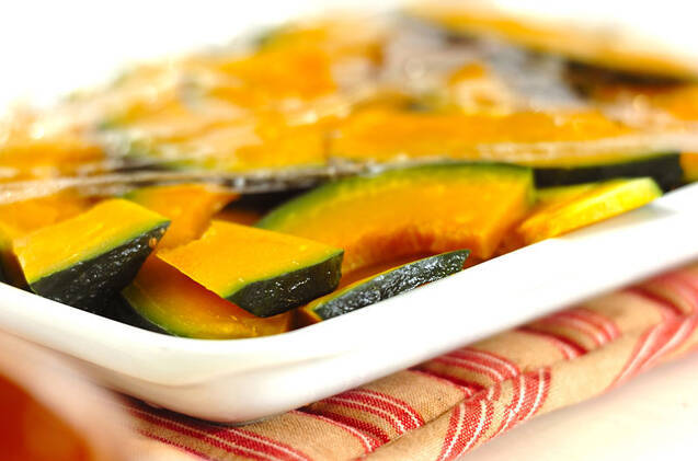 カボチャの肉みそドリアの作り方の手順1