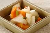 大根の甘酢炒め