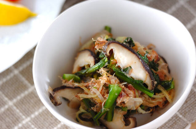 シイタケのワサビ和え