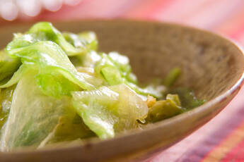 炒めオイスターレタス