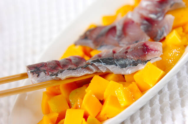 アジのマンゴーマリネの作り方の手順4