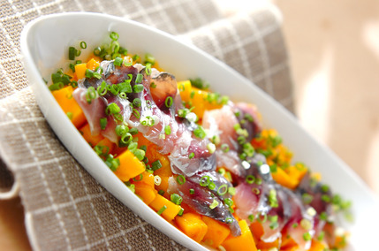 アジのマンゴーマリネ