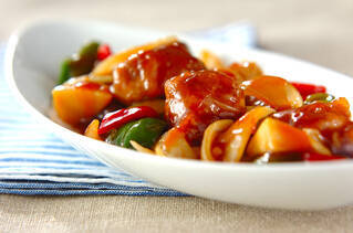 簡単時短！酢豚 揚げずに作る本格料理 15分で完成