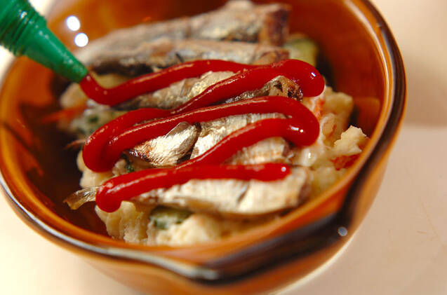 オイルサーディンのポテトグラタンの作り方の手順1