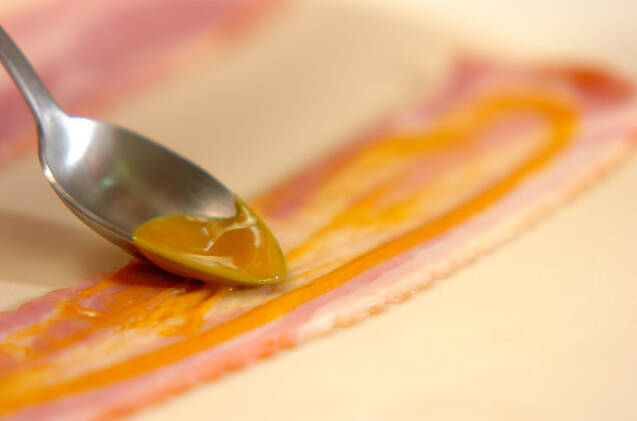 マスタード風味のエノキベーコンの作り方の手順1