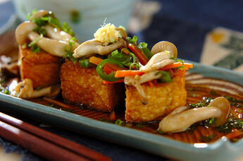 厚揚げのステーキ