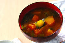 カボチャのみそ汁