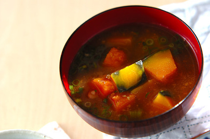 カボチャのみそ汁