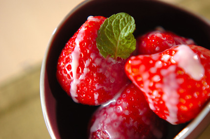 デザート・イチゴミルク