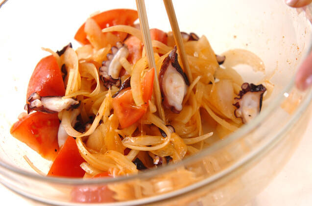 タコのマリネの作り方の手順4