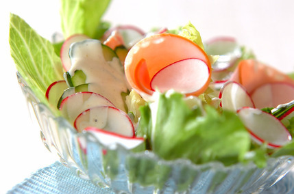 ラディッシュのサラダ