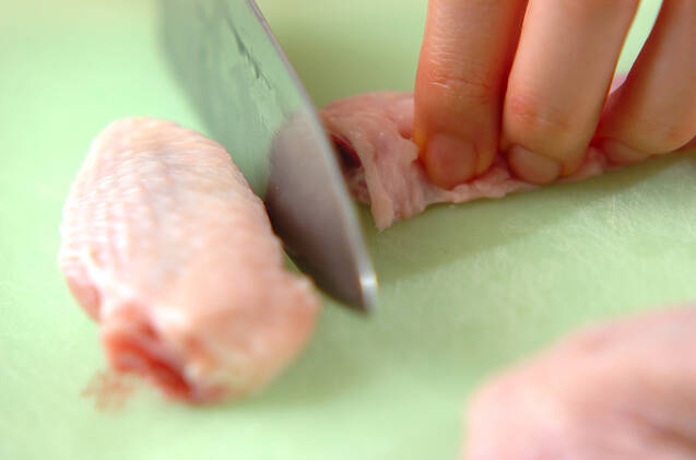 手羽揚げ山椒風味の作り方の手順1