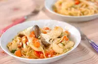 キノコのパスタ