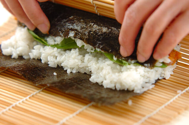 トンカツのり巻きの作り方の手順6