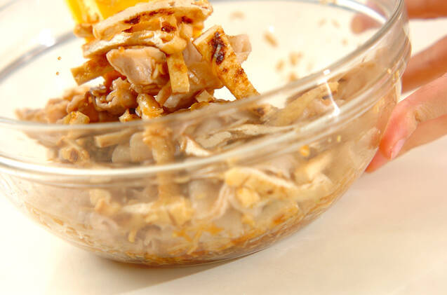 豚しゃぶネギソースの作り方の手順4