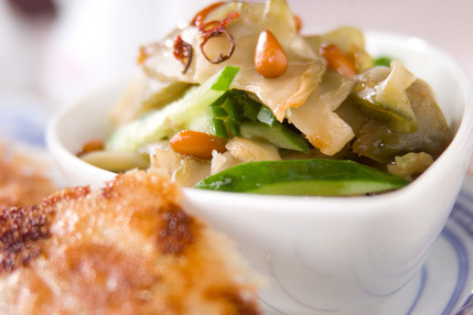 キュウリとザーサイの熱々