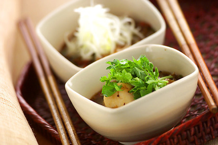 ホタテ貝柱の豆鼓醤蒸し