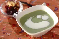 抹茶小豆プリン