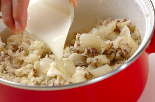 ユリネ入りコロッケの作り方の手順7